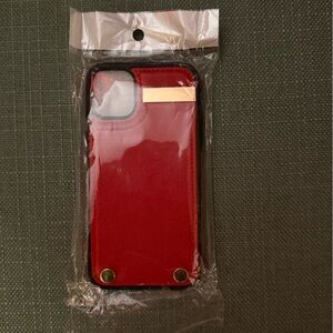 Red Leather iPhone11  Case